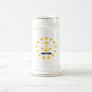 Rhode Island State Flag Beer Stein