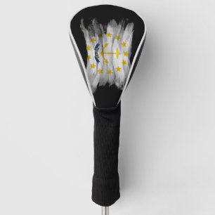 Rhode Island state flag brush stroke, Rhode Island Golf Head Cover