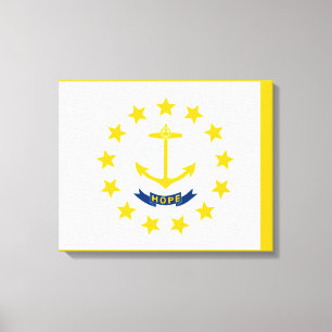 Rhode Island State Flag Design Canvas Print