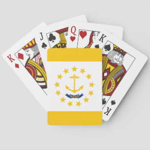 Rhode Island State Flag Design Playing Cards