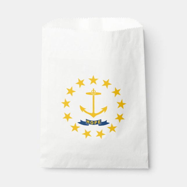 Rhode Island State Flag Favour Bag (Front)