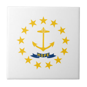 Rhode Island State Flag Tile