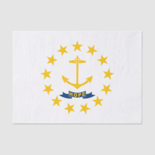 Rhode Island State Flag Tissue Paper