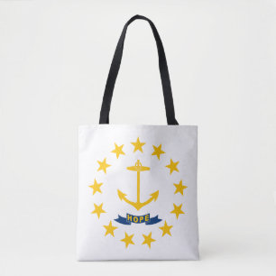 Rhode Island State Flag Tote Bag