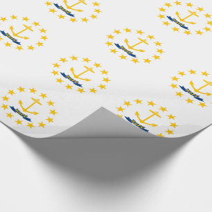 Rhode Island State Flag Wrapping Paper