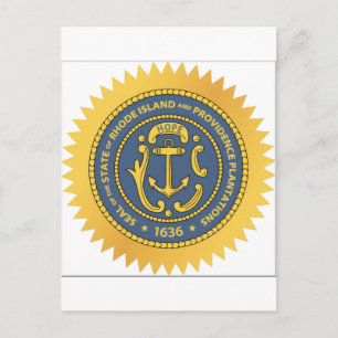 Rhode Island State Seal Postcard