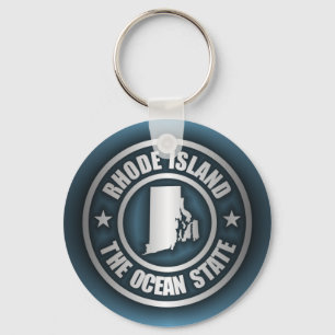 Rhode Island Steel (B) Keychain