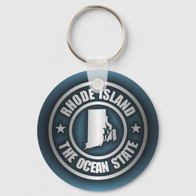 Rhode Island Steel (B) Keychain (Front)