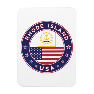 Rhode Island sticker, phone case, tote bag Magnet