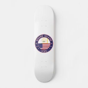 Rhode Island sticker, phone case, tote bag Skateboard