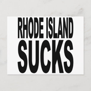 Rhode Island Sucks Postcard