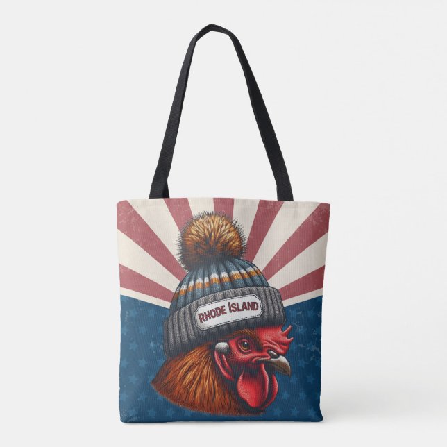 Rhode Island Tote Bag (Back)