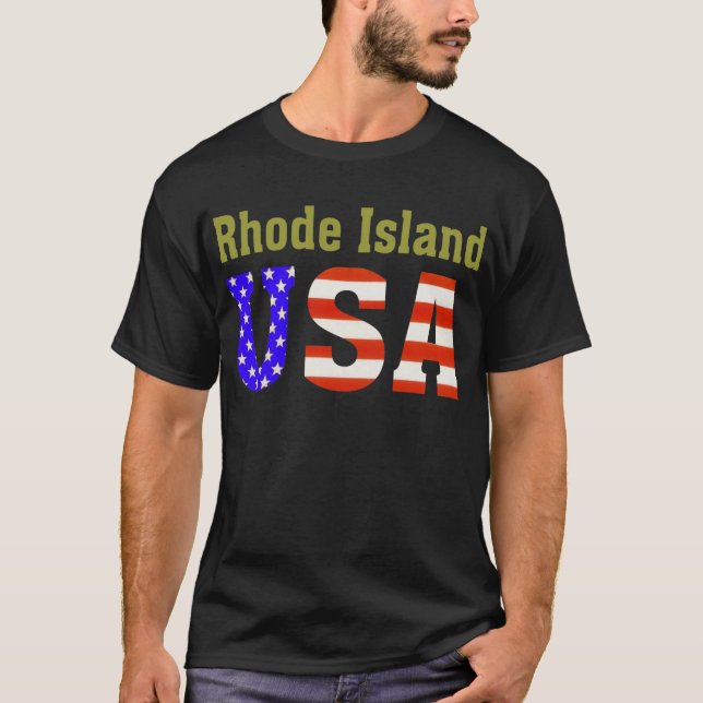 Rhode Island USA! T-Shirt (Front)