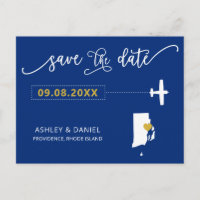 Rhode Island Wedding Enregistrer la carte postale