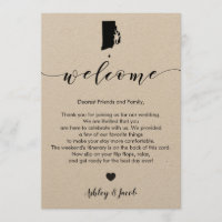 Rhode Island Wedding Welcome Letter & Itinerary