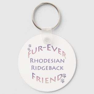 Rhodeisan Ridgeback Fur-ever Friend Keychain