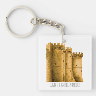 Rhodes' Castle Keychain