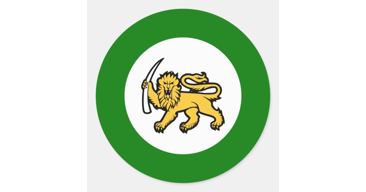 Rhodesian Air Force Classic Round Sticker | Zazzle