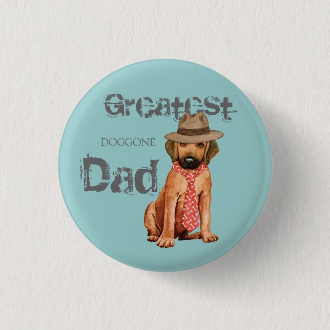 Rhodesian Ridgeback 1 Inch Round Button (Front)