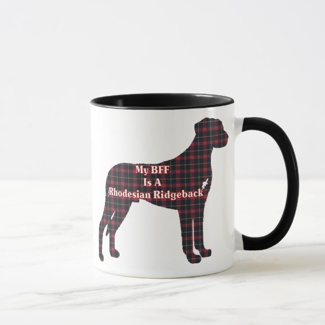 Rhodesian Ridgeback BFF Mug (Droite)