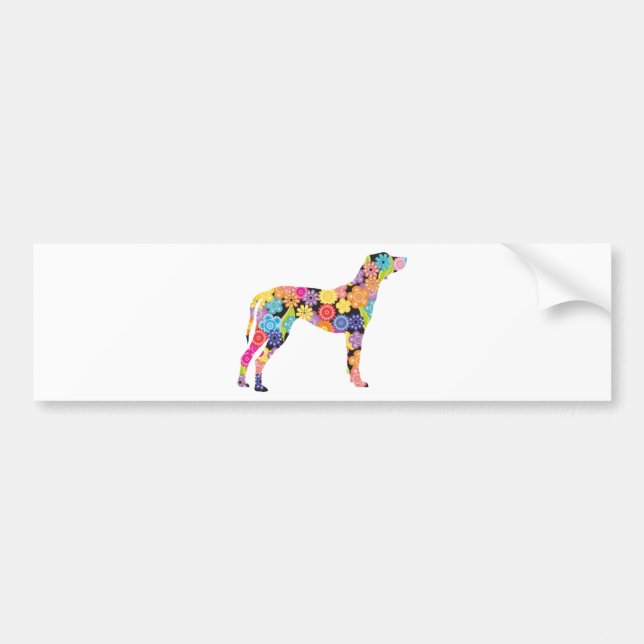 Rhodesian Ridgeback Bumper Sticker (Front)