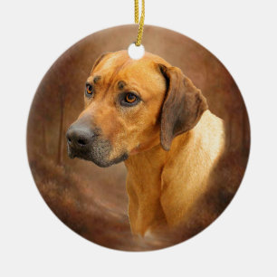Rhodesian Ridgeback Ceramic Ornament