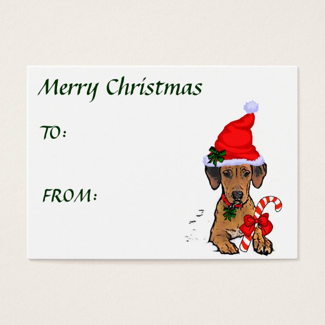 Rhodesian Ridgeback Christmas Gifts (Front)