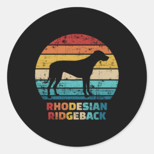 Rhodesian Ridgeback Classic Round Sticker