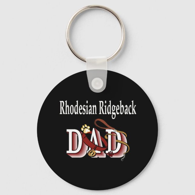 Rhodesian Ridgeback dad Keychain (Front)