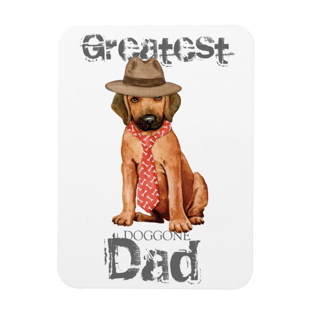 Rhodesian Ridgeback Dad Magnet (Vertical)
