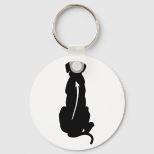 Rhodesian Ridgeback Dog Breed Spine Keychain