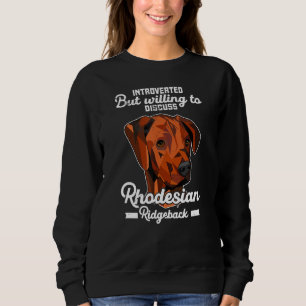 Rhodesian Ridgeback Dog Dog Lover Puppy_4 Sweatshirt