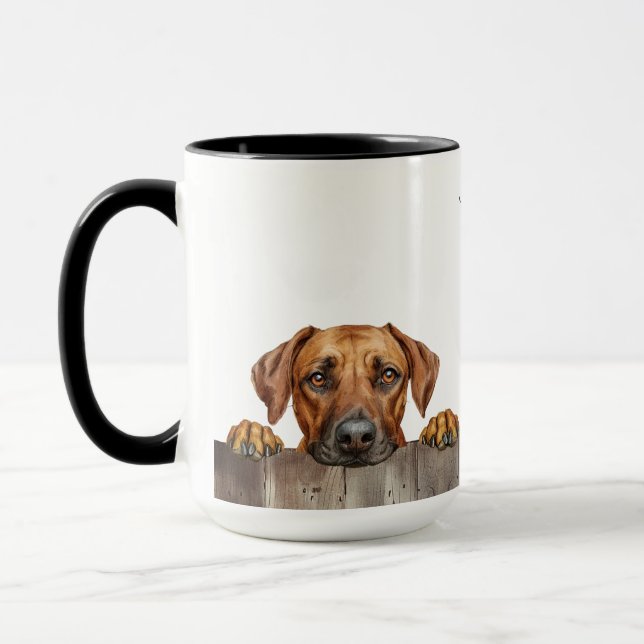 Rhodesian Ridgeback Dog Mug (Left)