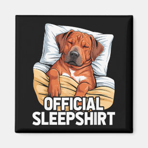 Rhodesian Ridgeback Dog Sleep Pyjamas Magnet