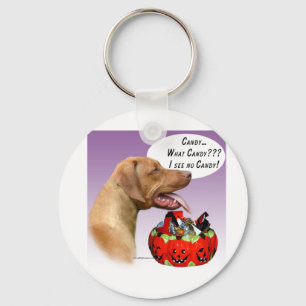 Rhodesian Ridgeback Halloween Candy Keychain