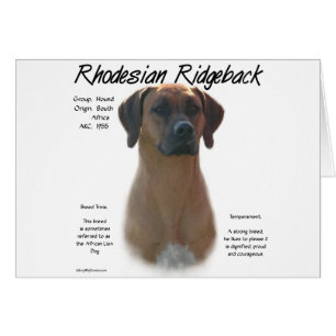Rhodesian Ridgeback History Design