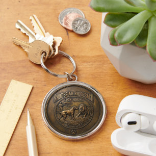 Rhodesian Ridgeback Lion Hound Art Keychain
