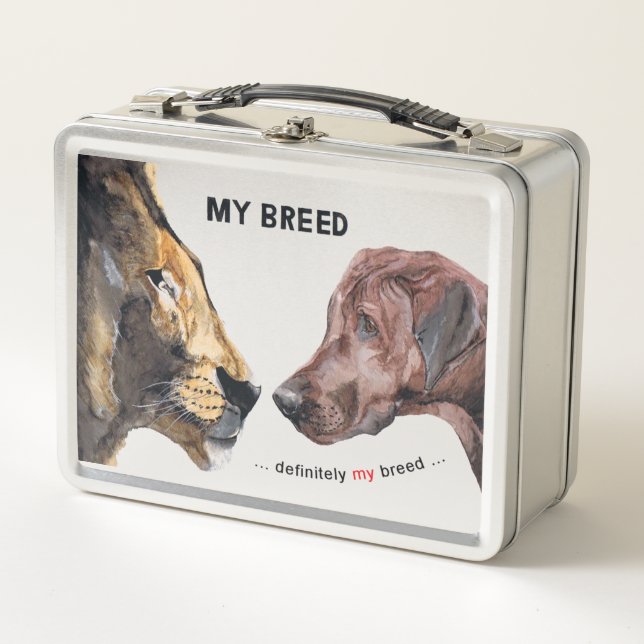 Rhodesian Ridgeback Lunch Box (Front)
