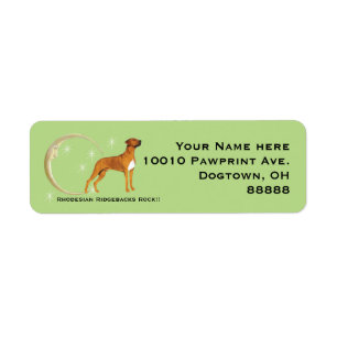 Rhodesian Ridgeback, lune et étoiles