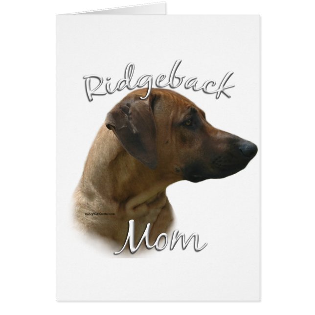 Rhodesian Ridgeback Mom 2 (Front)