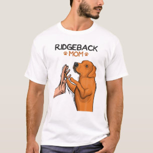 Rhodesian Ridgeback Mom Dog Lover Girls Women T-Shirt