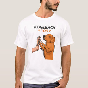 Rhodesian Ridgeback Mom Dog Lover Girls Women T-Shirt