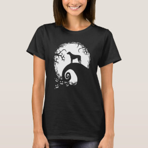 Rhodesian Ridgeback Moon Halloween T-Shirt