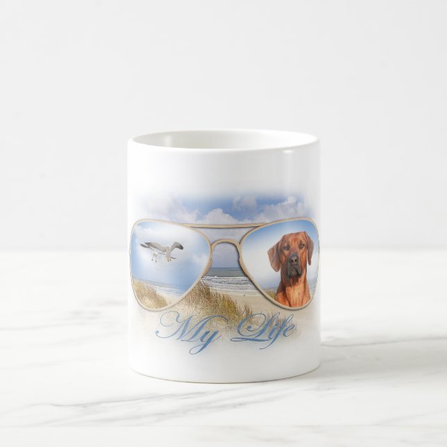 Rhodesian Ridgeback My life Coffee Mug (Center)