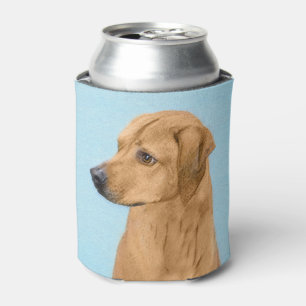 Rhodesian Ridgeback Painting - Original Dog Art Can Cooler
