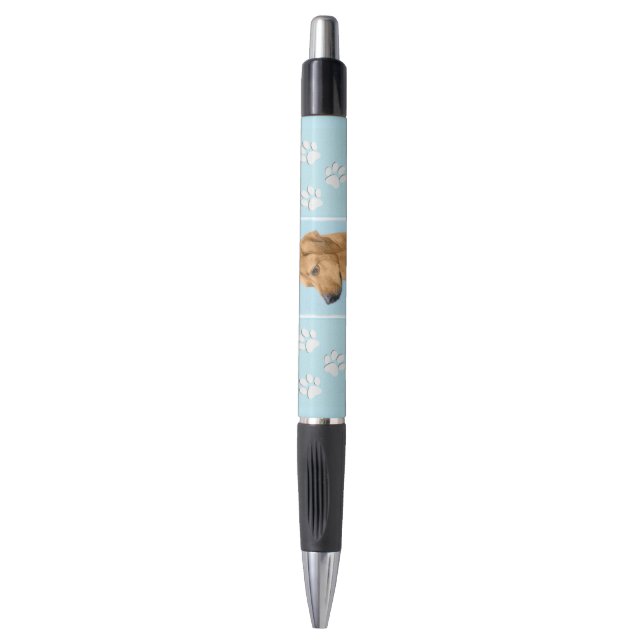 Rhodesian Ridgeback Painting - Original Dog Art Pen (Front Vertical)