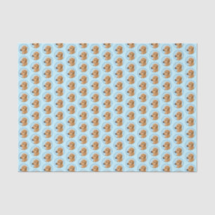 Rhodesian Ridgeback Painting - Original Dog Art Tissue Paper