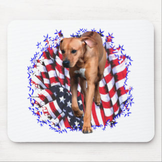 Rhodesian Ridgeback Patriot Mouse Pad