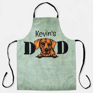 Rhodesian Ridgeback Personalized Dad Apron