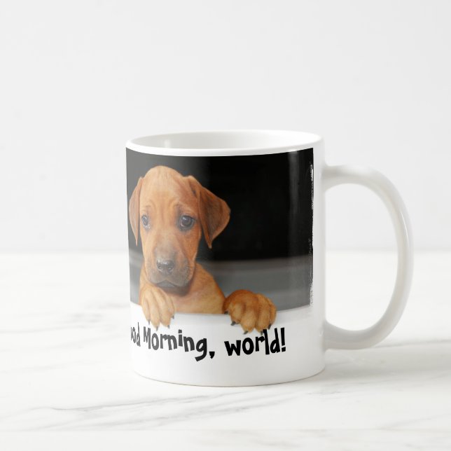 Rhodesian Ridgeback puppy coffee mug (Right)